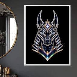 Celestial Anubis Guardian - NicheCanvas