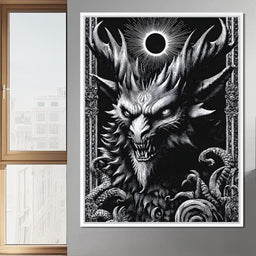 Nightmarish Eclipse Beast Lord - NicheCanvas
