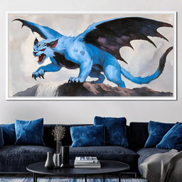 Majestic Winged Guardian - NicheCanvas