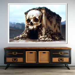 Skull Fortress Erosion Dreams - NicheCanvas