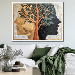 Dual Reflections of Nature - NicheCanvas