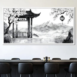 Tranquil Mountain Passage - NicheCanvas