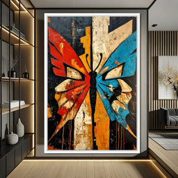 Radiant Metamorphosis Flight - NicheCanvas