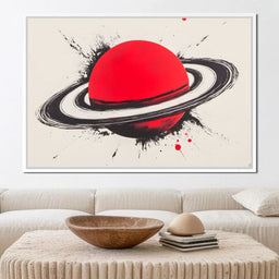 Planetary Vortex Saturn - NicheCanvas