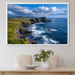 Atlantic Cliffs Wild Coastline - NicheCanvas
