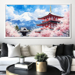 Mountains of Petal Dreams - NicheCanvas