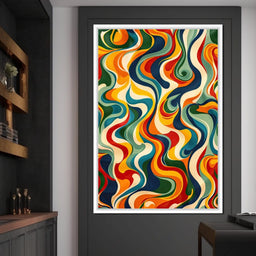 Vibrant Harmony Flow - NicheCanvas