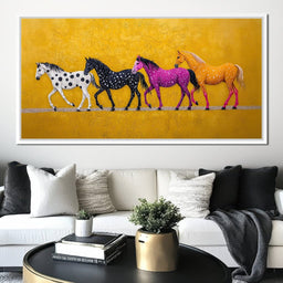 Polka Dot Stampede - TooplesArt - NicheCanvas