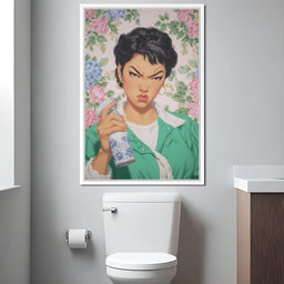 Bathroom Spray Cleaning Queen - NicheCanvas