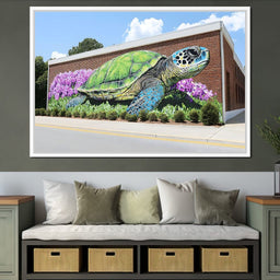 Street Art - Sea Turtle - NicheCanvas