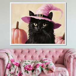 Enchanted Witchy Black Cat Charm - NicheCanvas