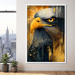 Golden Majesty of Flight - NicheCanvas