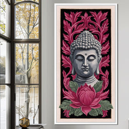 Zen Meditation Lotus Buddha - NicheCanvas