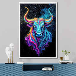 Bull of the Cosmos - TooplesArt  - NicheCanvas