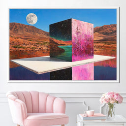 Celestial Pink Cube - NicheCanvas
