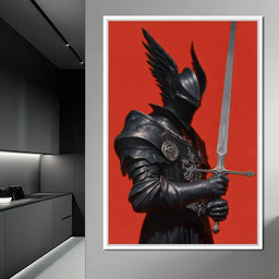 Midnight Vanguard Knight Oath - NicheCanvas