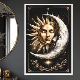 Embrace of the Solar Lunar Cycle - NicheCanvas