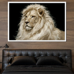 Noble Lion Mane of the Silent Plains - NicheCanvas