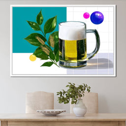 Golden Ale Oasis Harmony - NicheCanvas