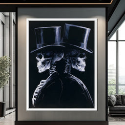 Gentlemen Waiting for the Final Curtain - NicheCanvas