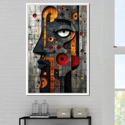 Geometric Fusion Enigma - Cole Williams - NicheCanvas