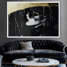 Golden Umbrella Women Enigma - NicheCanvas