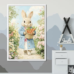 Bunny Harvest in Blossom Trail - NicheCanvas