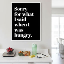 Apology Before Snacks Take Over