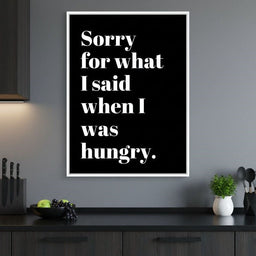 Apology Before Snacks Take Over