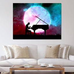 Space Pianist - ABConcepts - NicheCanvas
