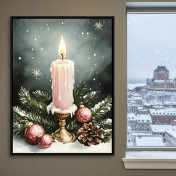 Winter Candlelight Glow