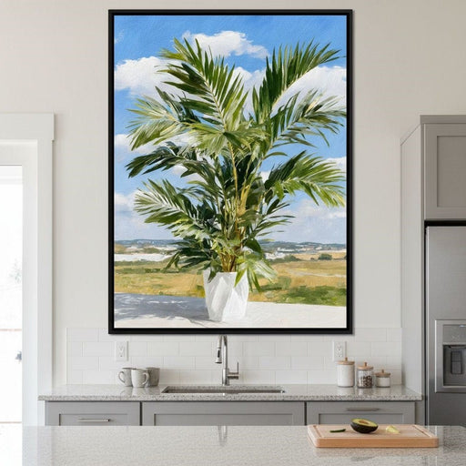Sunlit Plant Canvas Print