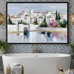 Mediterranean Village Reflection