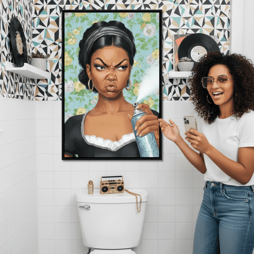 Bathroom Spray Canvas Print