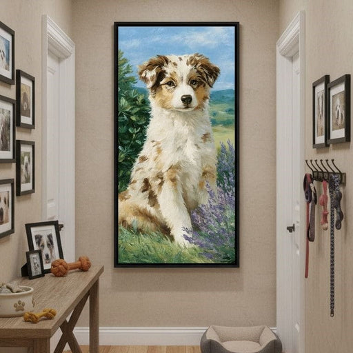 Country Puppy Canvas Print