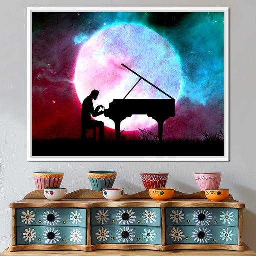 Space Pianist - ABConcepts Canvas Print