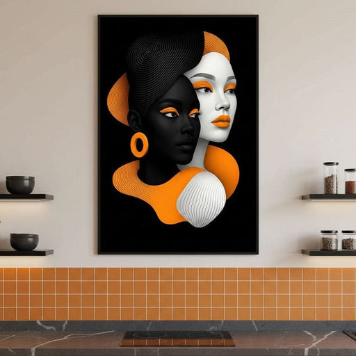 Faces of Balance - TooplesArt Canvas Print