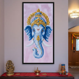 Sacred Blue Ganesha Majesty