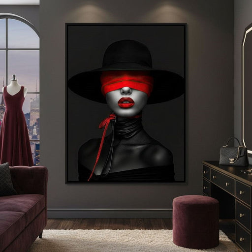 Scarlet Obscura - TooplesArt Canvas Print