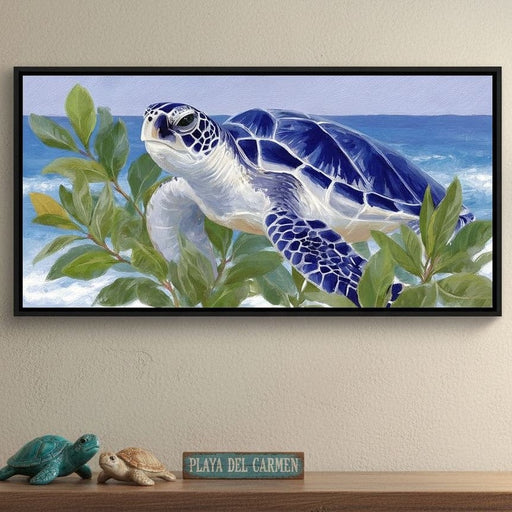 Ocean Voyager Sea Turtle Breeze Canvas Print