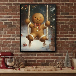 Gingerbread Joyful Holiday Swing