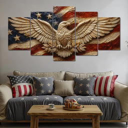 Sovereign Wings Above The Union - NicheCanvas