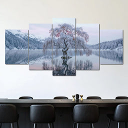 Willow of the Frosted Lake - TooplesArt - NicheCanvas