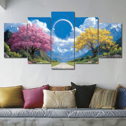 Rainbow Valley Tranquility - NicheCanvas