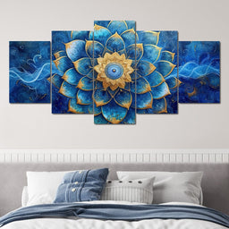 Radiant Lotus Dreamscape Maze - NicheCanvas