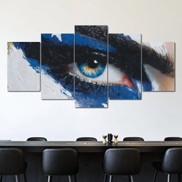 Patriotic Vision Starry Eye - NicheCanvas