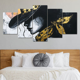 Golden Cowgirl - NicheCanvas