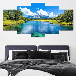 Mountain Reflections Tranquility - NicheCanvas