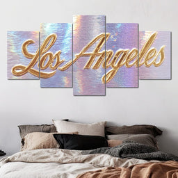 Golden Dreams of LA Sunset - NicheCanvas
