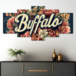 Buffalo Blossoms - NicheCanvas